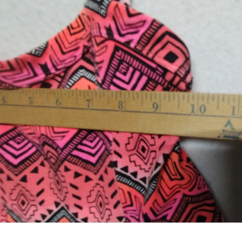 Justice Girls Pink‎ Geometric Sleeveless Dress Size 10 Summer